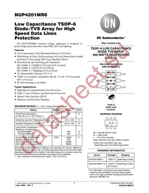 NUP4201MR6T1 datasheet  